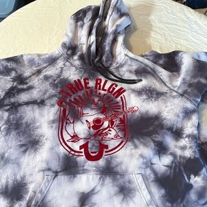 Men’s black tye dye True Religion sweatsuit